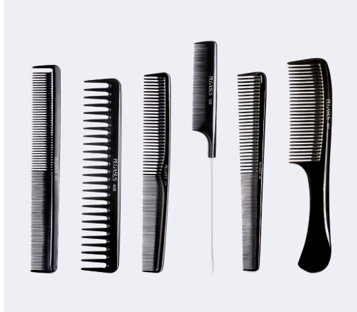 PEGASUS SET OF 6 EBONITE COMBS STARTER SET