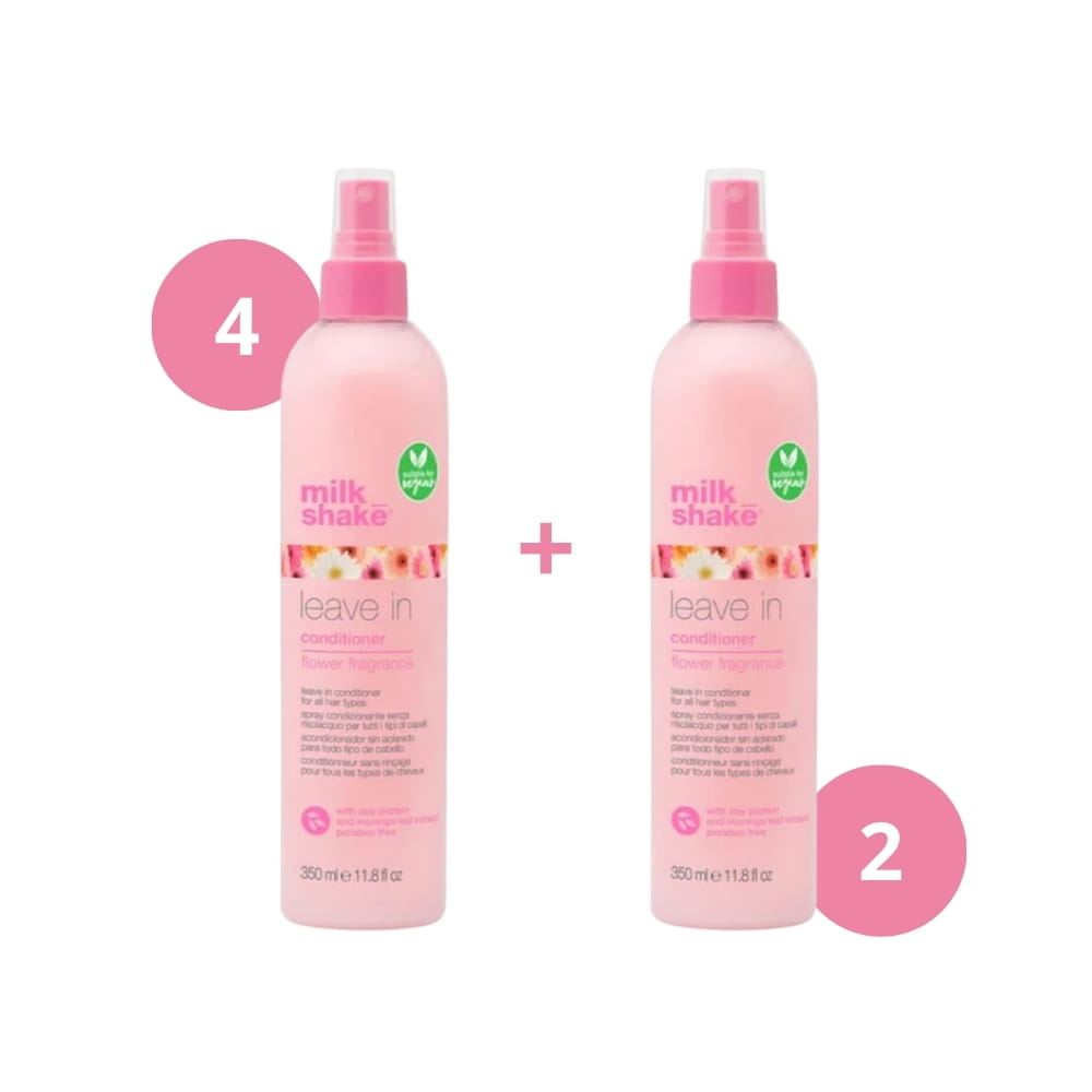 MILKSHAKE ENSEMBLE LEAVE-IN TRAITEMENT SANS RINCAGE FRAGRANCE FLEUR ACHETE 4 RECOIS 2