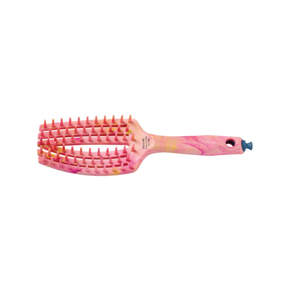 OLIVIA GARDEN CURLYHAIR SPLASH BRUSH PINK 3B TO 4C