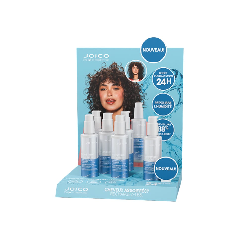 JOICO MOISTURE RECOVERY PROMO 24H MOISTURE ACHETEZ 5 RECEVEZ 1 GRATUIT + PRESENTOIR