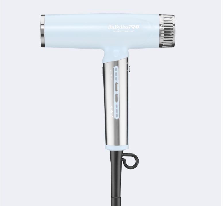 BABYLISSPRO NANOTITANIUM HIGH SPEED COMPACT DRYER ICY BLUE LT. ED