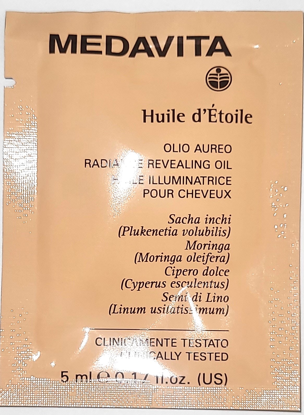 MEDAVITA HUILE D ETOILE HUILE ILLUMI OLIO AUREO 5ML