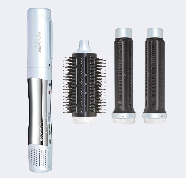 BABYLISSPRO NANOTITANIUM STYLE/SWITCH IONIC 4-IN-1 MULTI STYLER & DRYER ICY BLUE