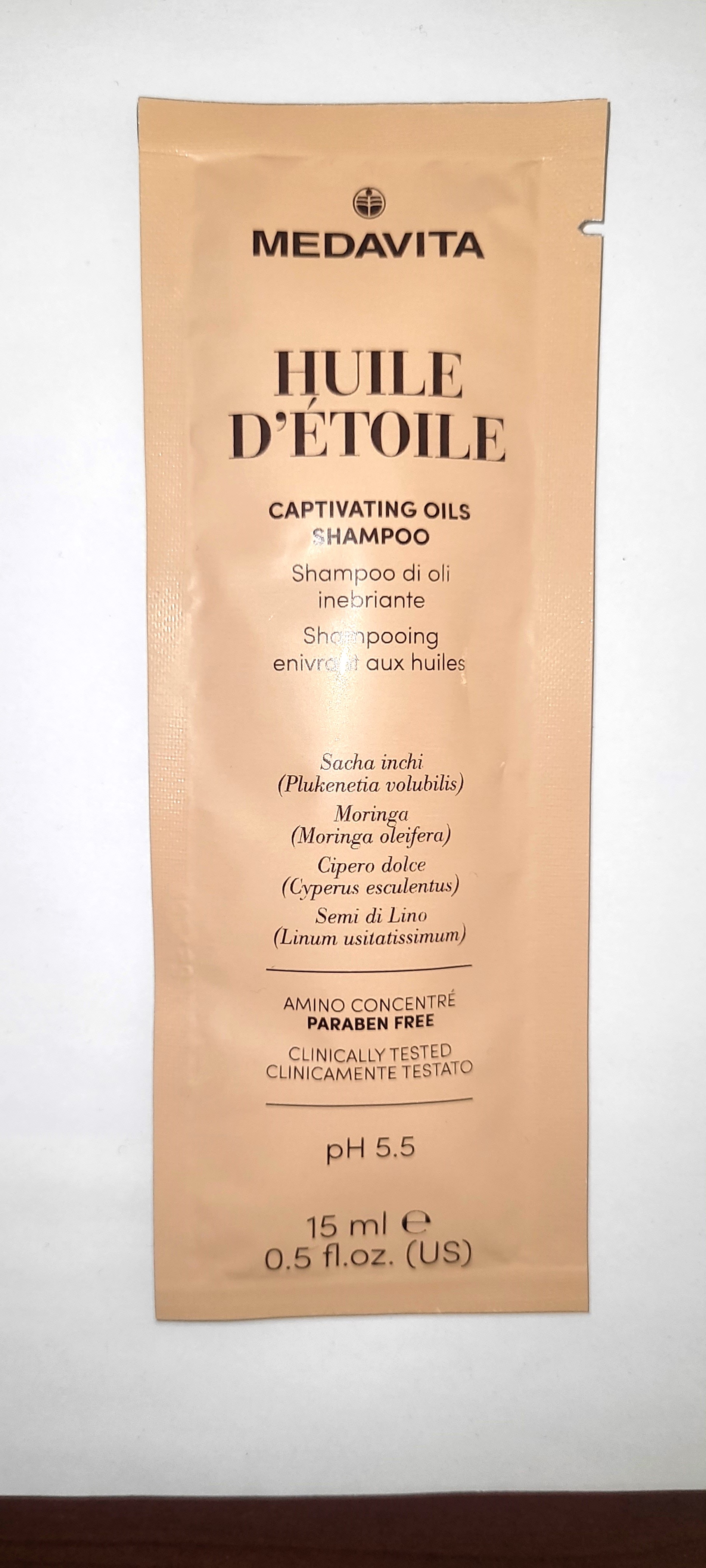 MEDAVITA HUILE DETOILE CAPTIVATING OILS SHAMP 15Ml NEW