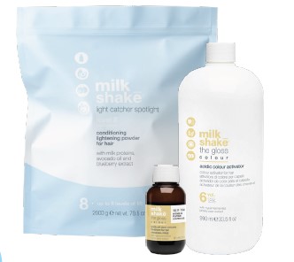 MILKSHAKE LIGHT CATCHER  PROMO ECLAIRCISSANT NIVEAU 8 + GLOSS KIT D ESSAI