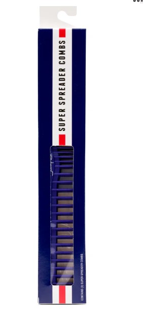 JOHNNY B SUPER SPREADER COMBS SET OF 2