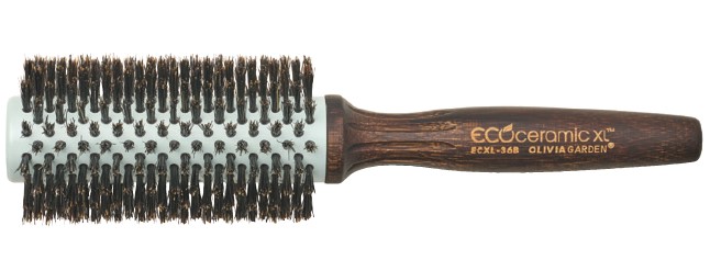 OLIVIA GARDEN ECOCERAMIC XL BOAR BRUSH 36MM