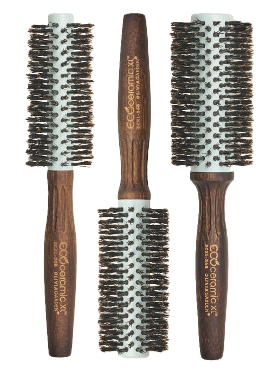 OLIVIA GARDEN ECOCERAMIC XL SET 3 BRUSHES