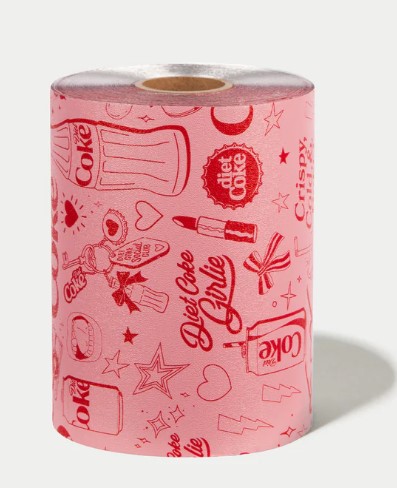 FRAMAR DIET COKE EMBOSSED ROLL MEDIUM 320 FT