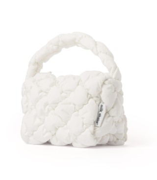 MILKSHAKE MINI WHITE PUFFER BAG
