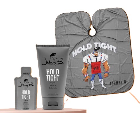 JOHNNY B HOLD TIGHT ACHETEZ 6 HOLD TIGHT 100ML RECEVEZ GRATUITEMENT 12 FORMAT 10ML ET 1 CAPE DE COUP