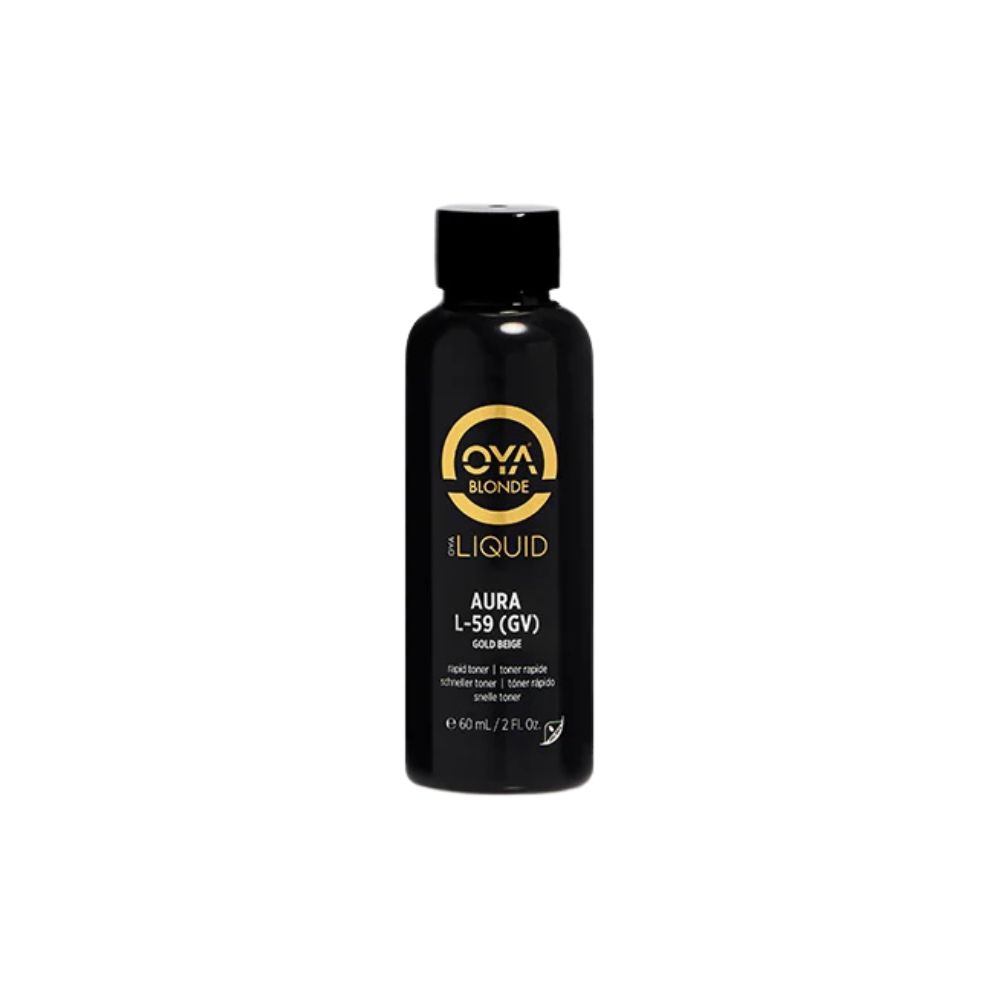 OYA BLONDE DEMI-PERMANENT LIQUID RAPID TONER AURA L-59(GV) 60ML