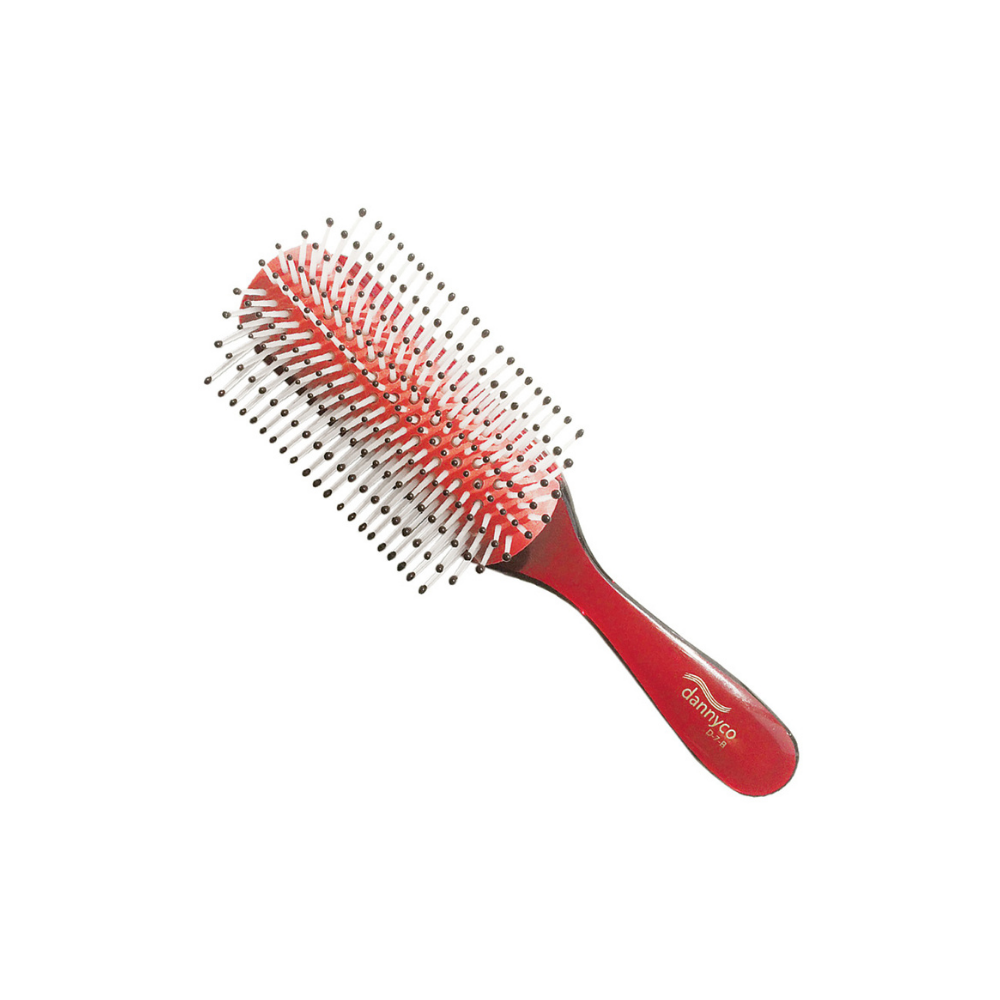 DANNYCO BRUSH 9-ROWS BALL-TIPPED NYLON