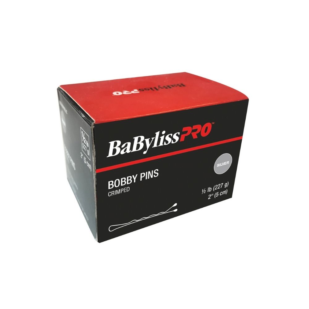 BABYLISSPRO BOBBY PINS ARGENT 2PO 0.5LB