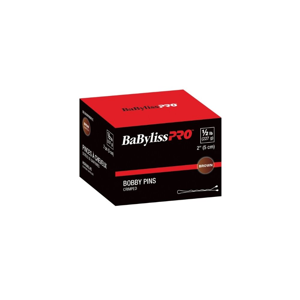 BABYLISSPRO BOBBY PINS BRUN 2PO 0.5LB