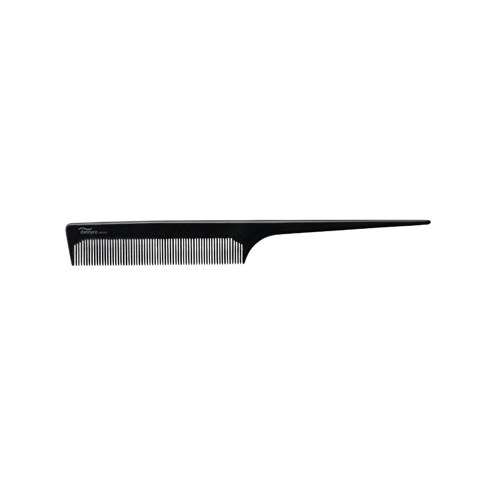 DANNYCO FINE TOOTH EBONITE TAIL COMB