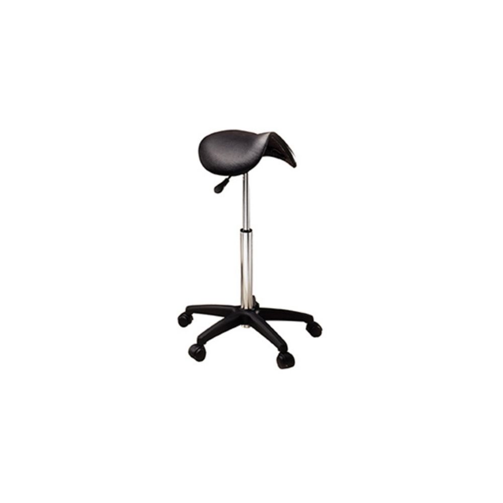 BABYLISSPRO BLACK SADDLE SEAT STOOL