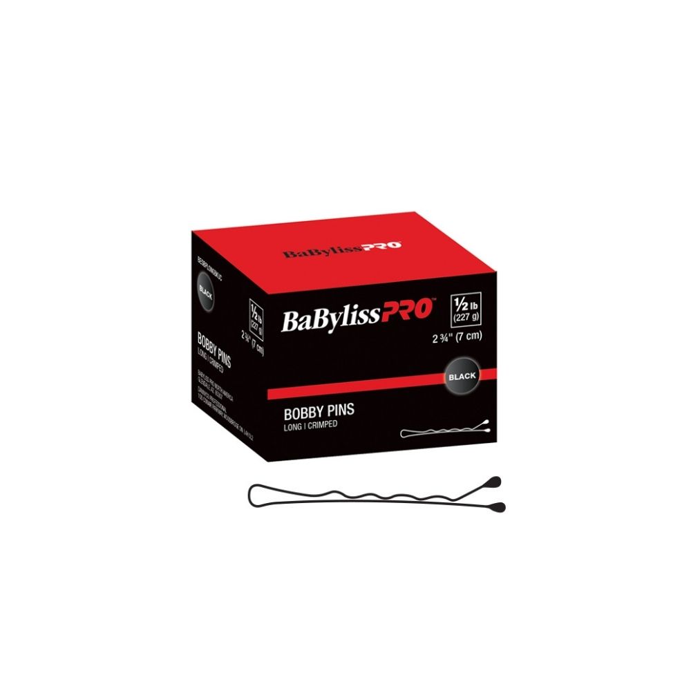 BABYLISSPRO BOBBY PINS NOIR 2PO 1LB