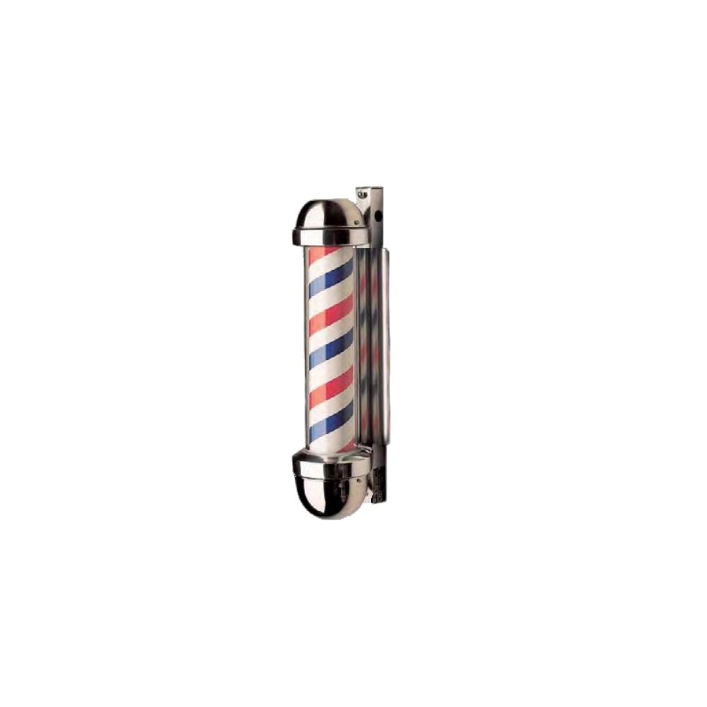 MARVY POLE DE BARBIER 405T 2 LUMIERES 24'' DE HAUT