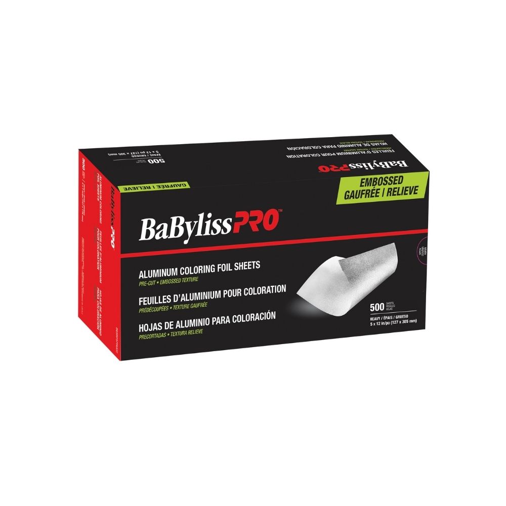 BABYLISSPRO PAPIER ALUM GAUFRE EPAIS 5X12PO BTE500