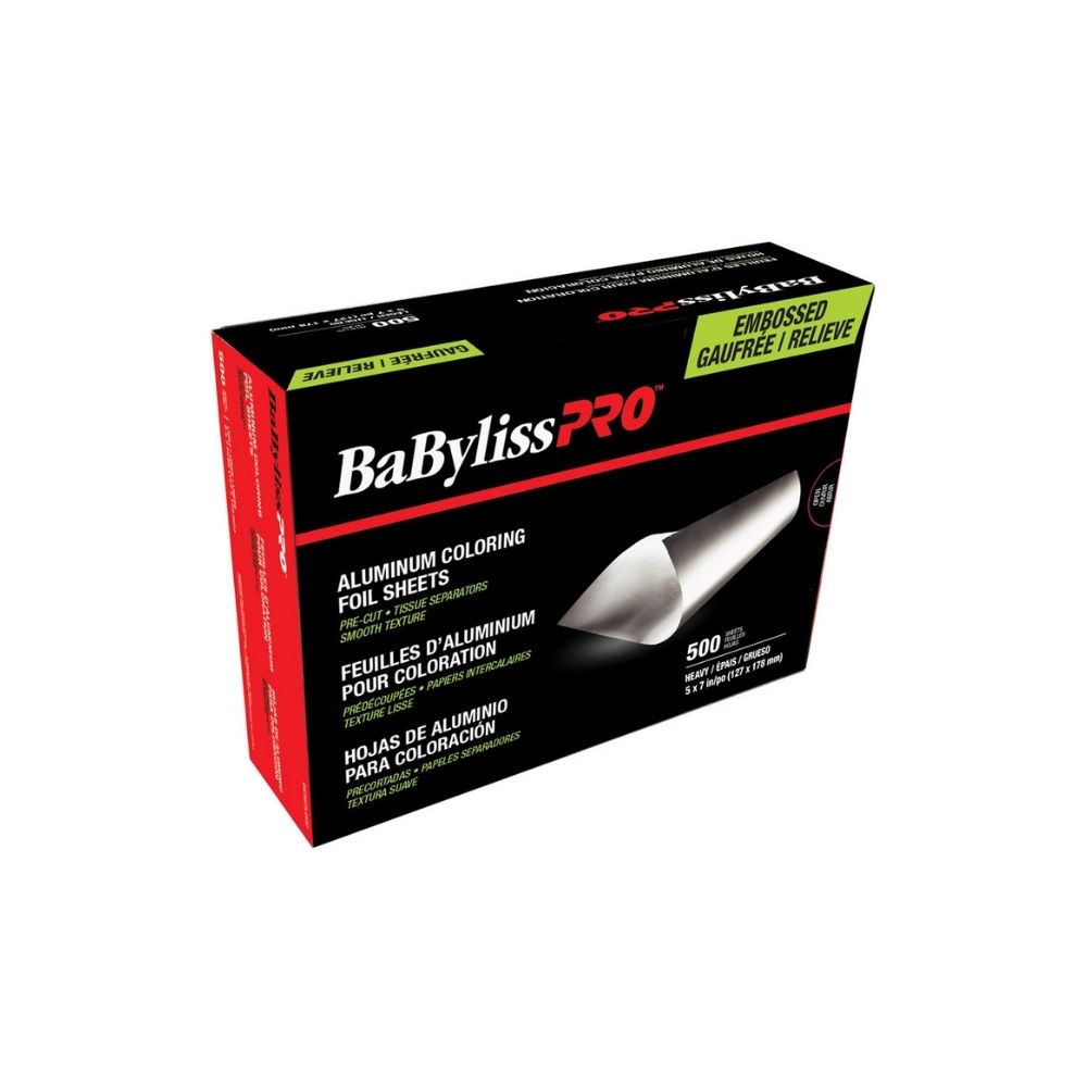 BABYLISSPRO PAPIER ALUM BORD PLIE LEGER 5X7PO BTE500