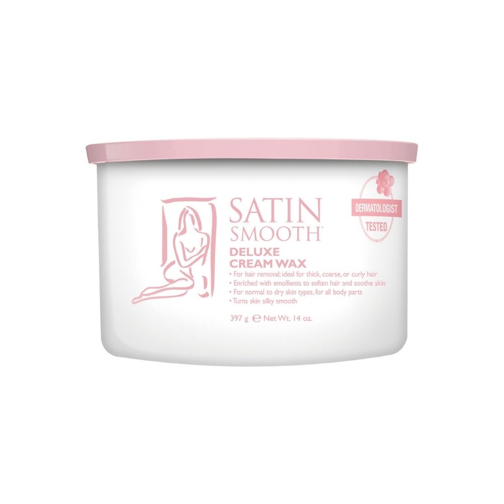 SATIN SMOOTH CIRE DE LUXE EN CREME 14OZ