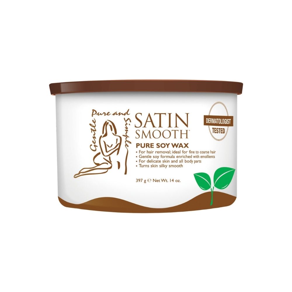 SATIN SMOOTH CIRE AU SOJA BIOLOGIQUE 14OZ