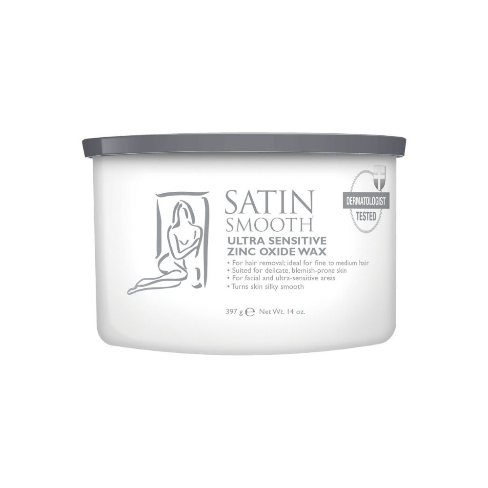 SATIN SMOOTH CIRE EN CREME A L OXYDE DE ZINC 14OZ