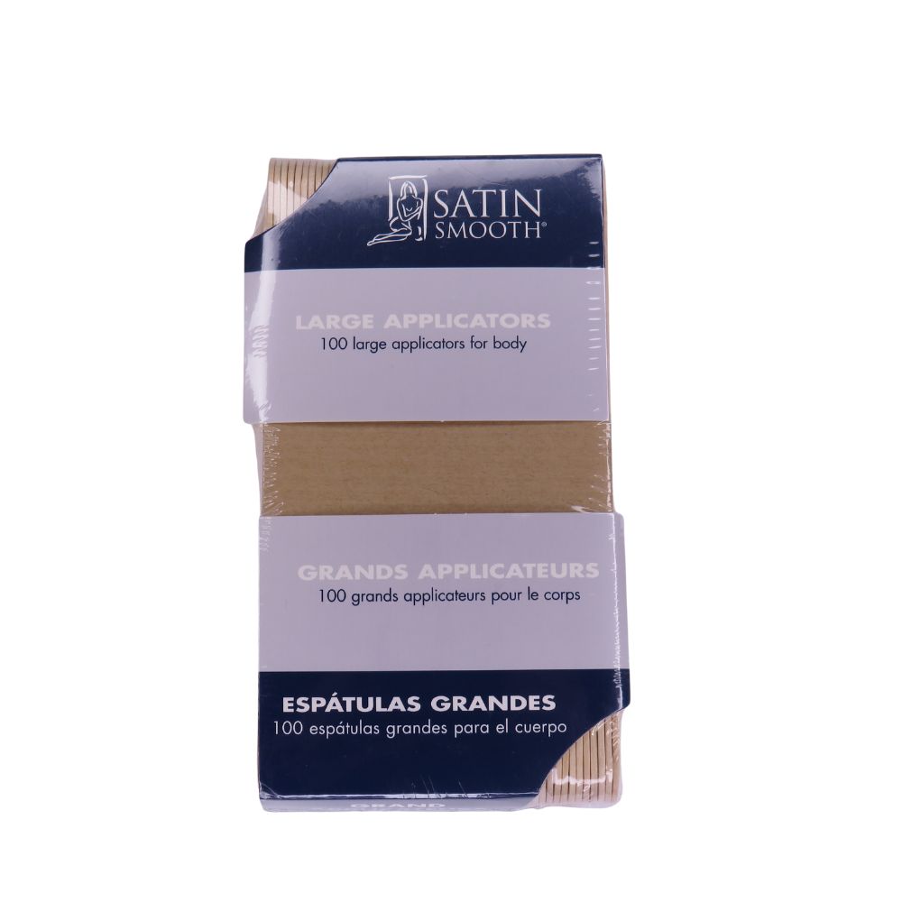 SATIN SMOOTH APPLICATEUR BOIS POUR CIRE GRAND PQT100