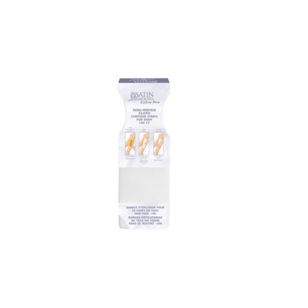 SATIN SMOOTH BANDES EZ GRIP POUR LE VISAGE PQT100