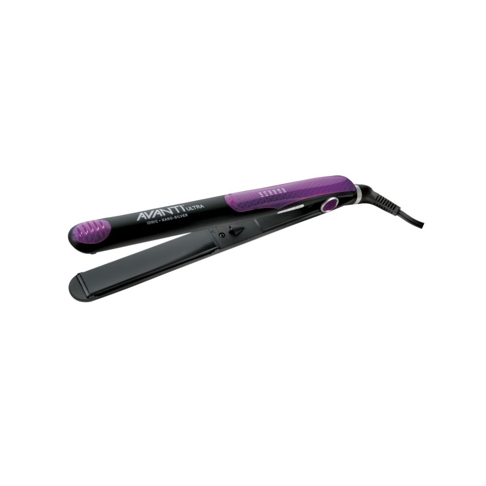 AVANTI ULTRA IONIC SANO-SILVER TOURM FLAT IRON 25M