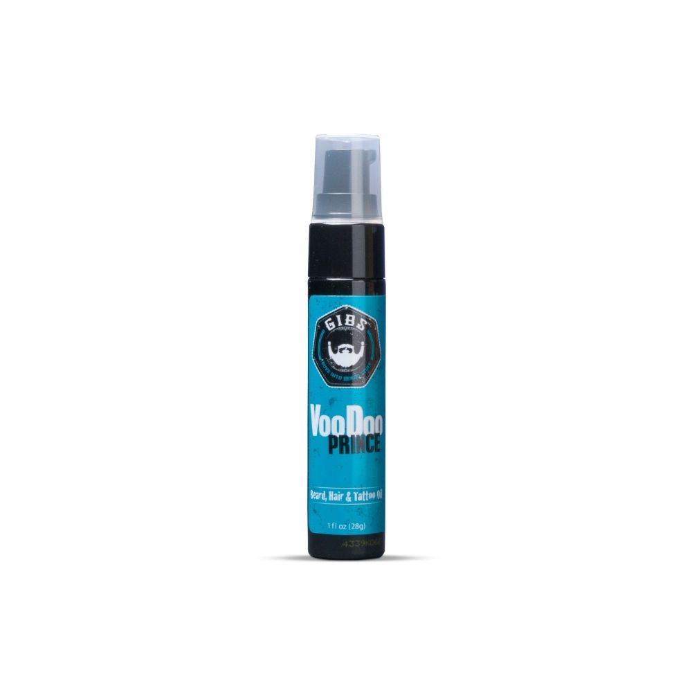 GIBS HUILE A BARBE VOODOO PRINCE 30ML BLEU