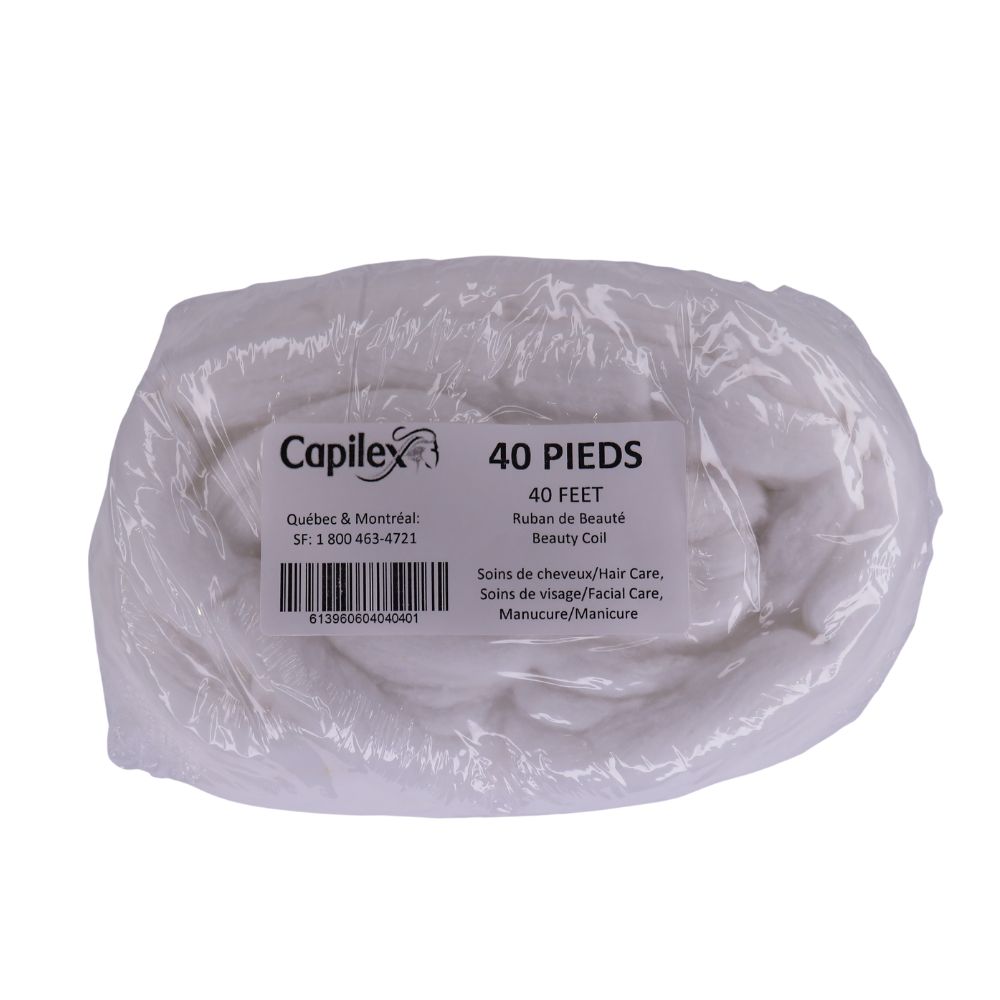 CAPILEX BEAUTY 100% PURE COTTON SALON COIL 40'