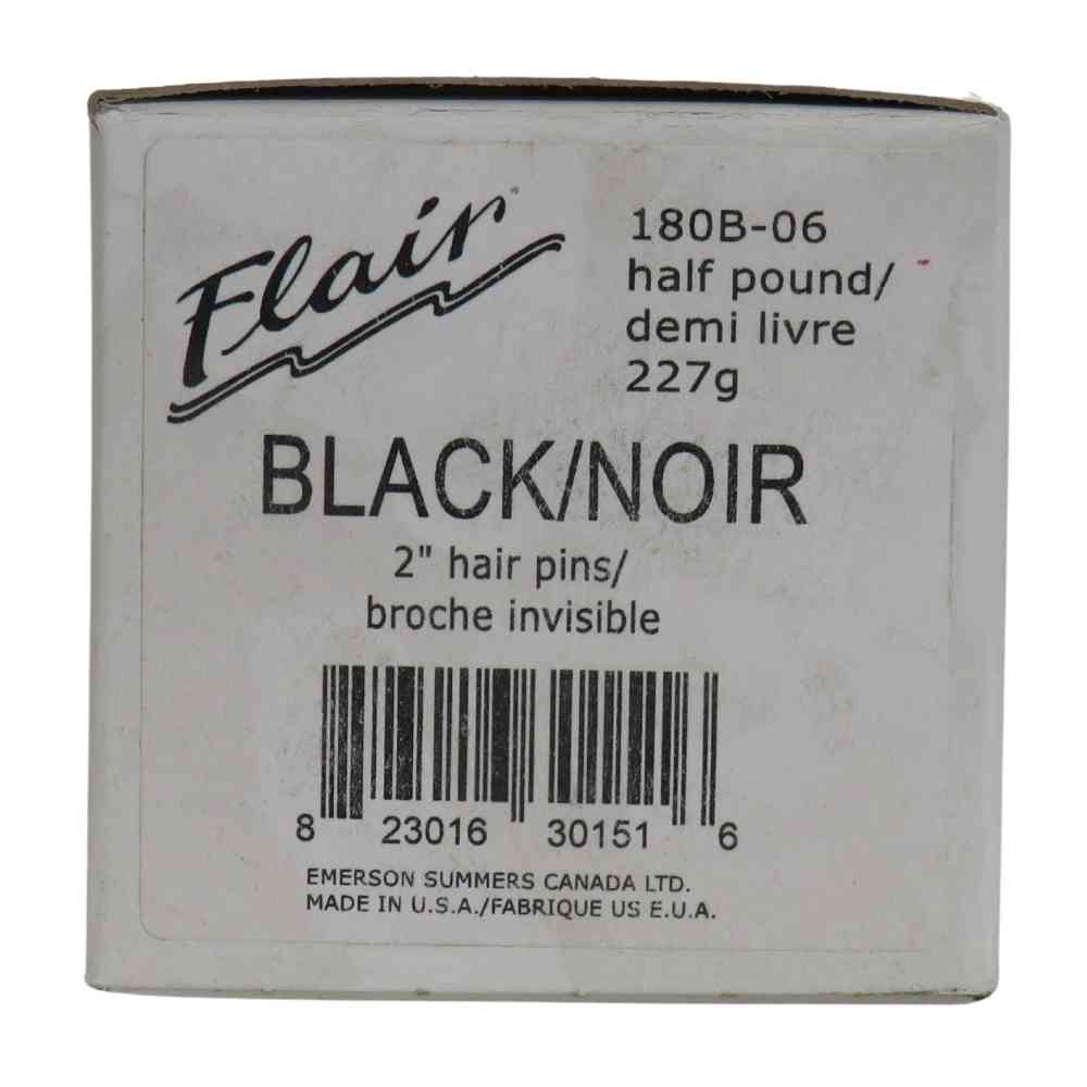 FLAIR HAIR PIN NOIRE 1/2LB