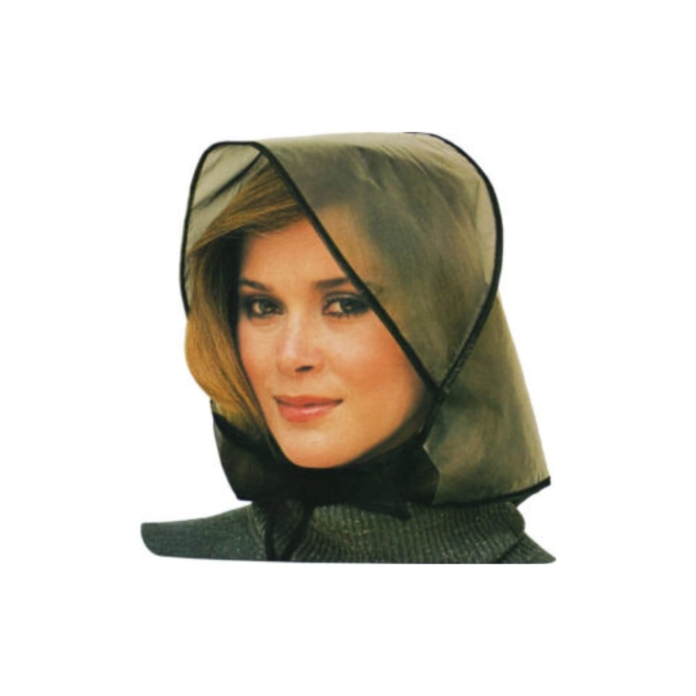 FLAIR RAIN BONNET BLACK 2203