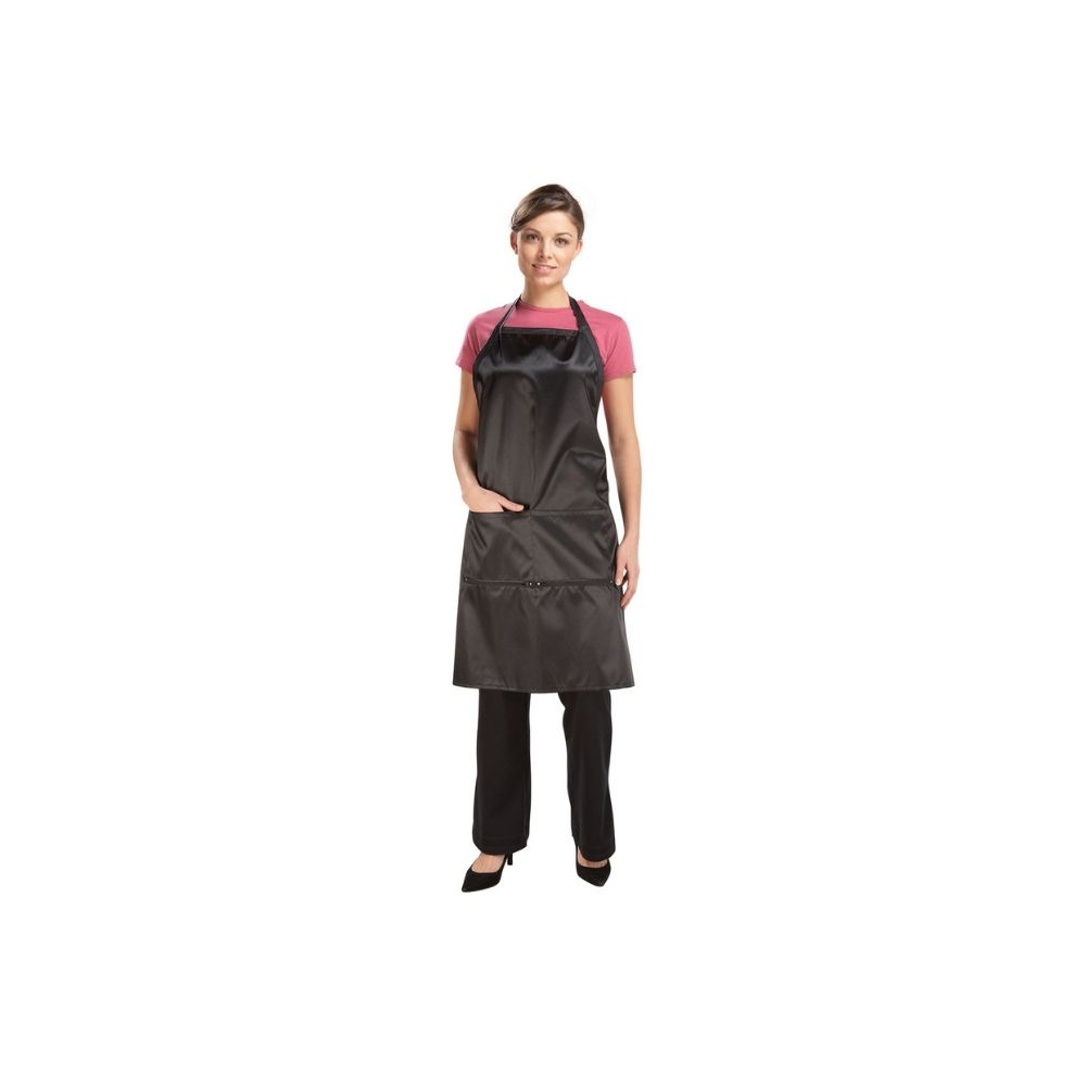 BABYLISSPRO BLACK ZIPPER POCKETS APRON