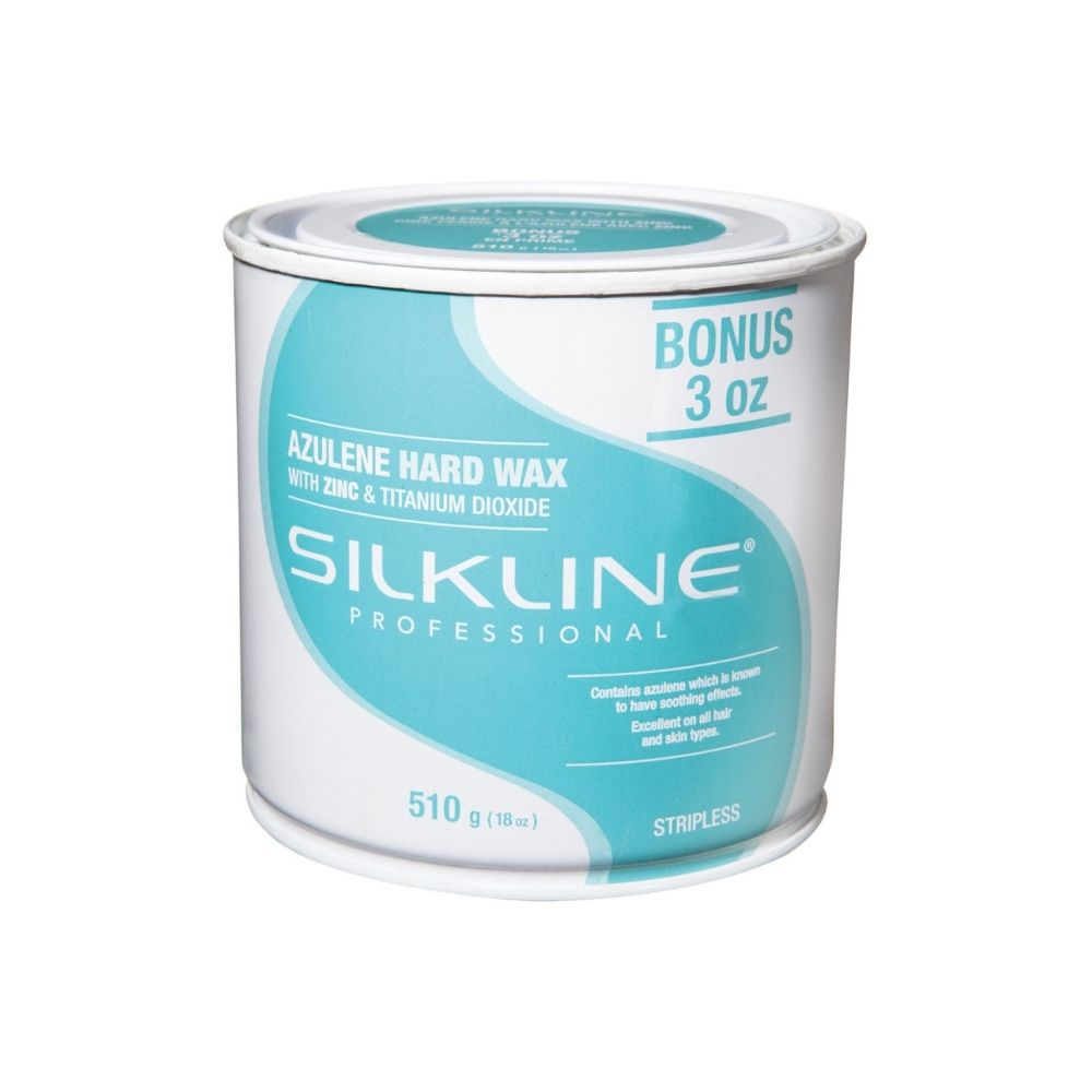 SILKLINE CIRE DURE AZULENE SANS BANDE 18OZ