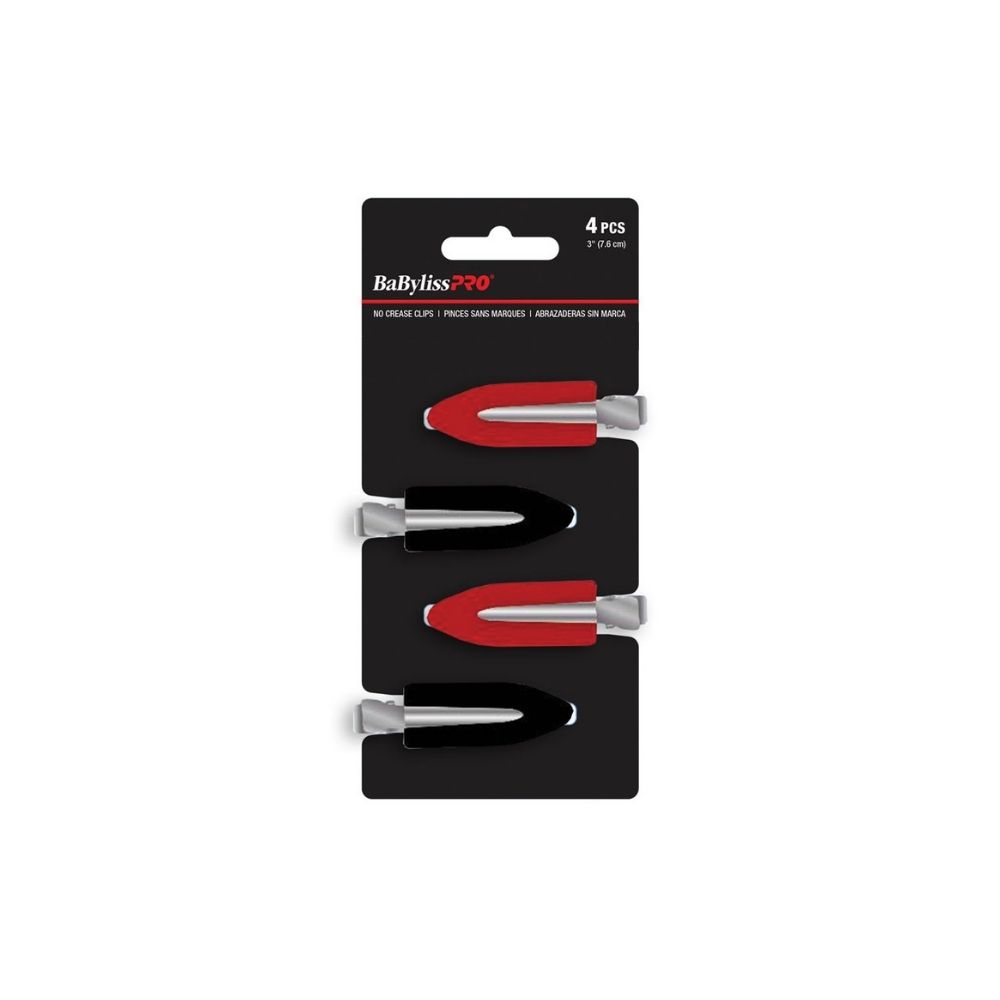 BABYLISSPRO PINCES NON MARQUANTES 3PO PQT4 ROUGE