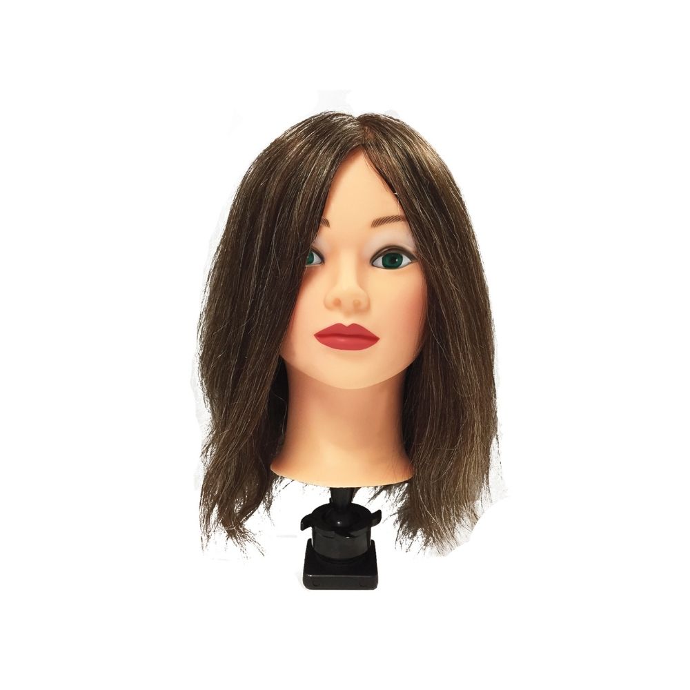 BABYLISSPRO ECONO MANNEQUIN BROWN HAIR 12''