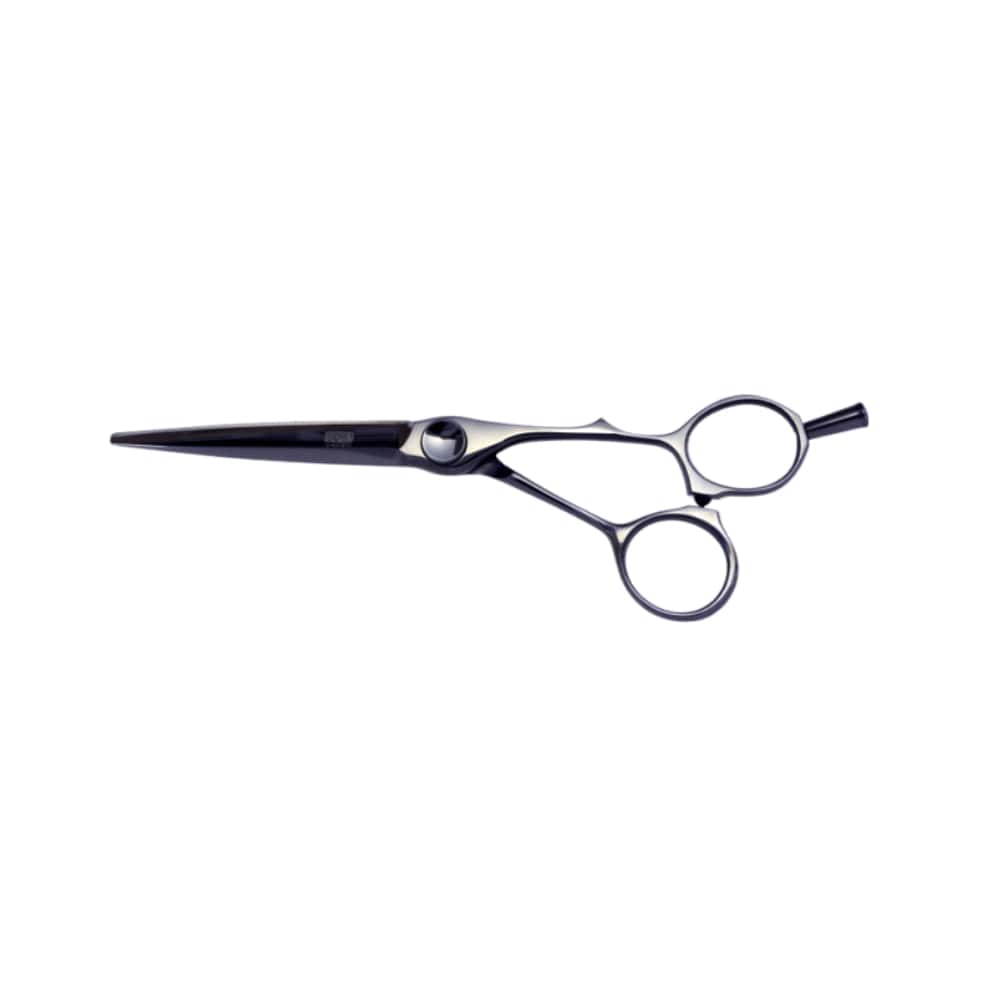 KASHO SILVER SERIES DLC CISEAUX INCLINE NOIR AVEC DIAMANT 6PO