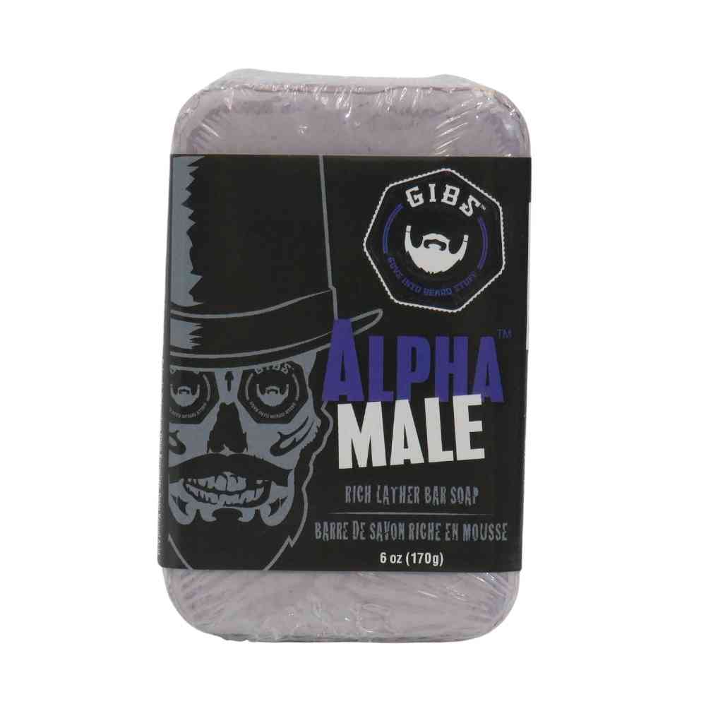 GIBS ALPHA MALE EXFOLIATING SOAP BAR 170G