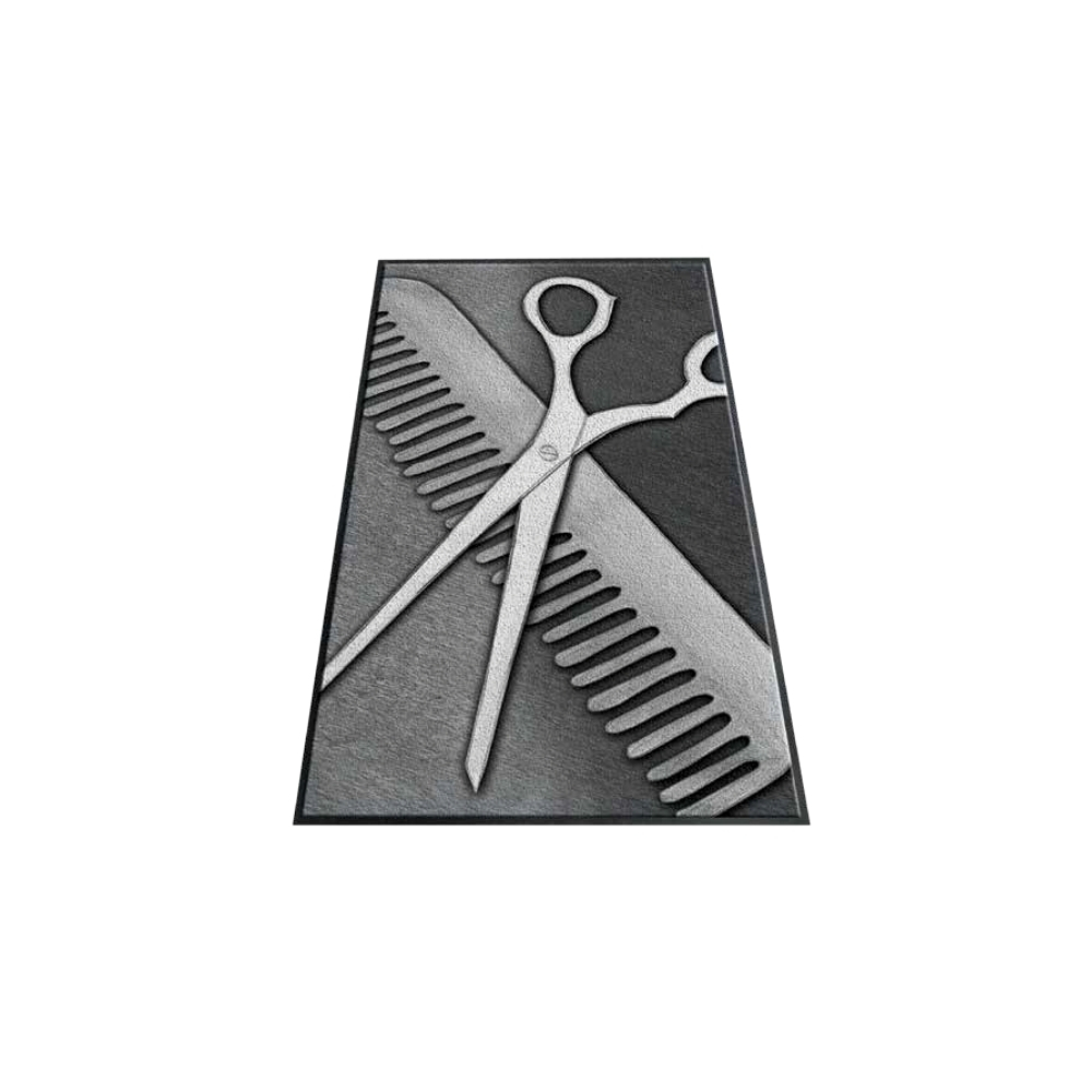 TREND DESIGN TAPIS ENTREE THEMATIQUE COIFFURE