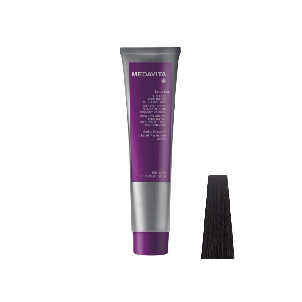 MEDAVITA LUXVIVA PERMANENT COLOUR 1N 100ML