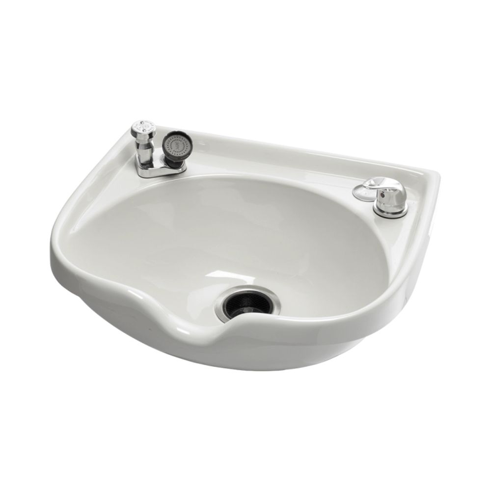 TAKARA WHITE SHAMPOO BOWL 200  WITH FAUCET 550