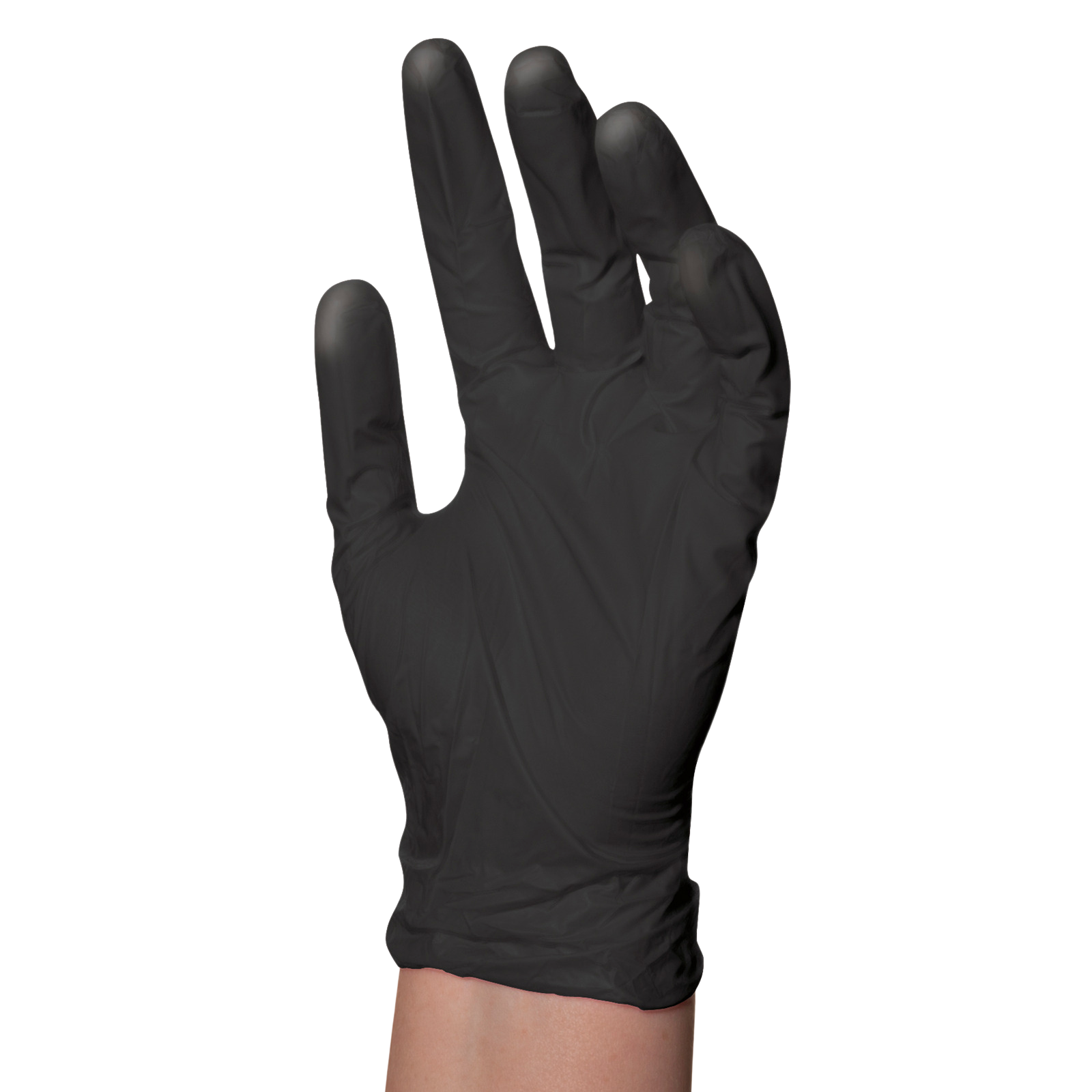 BABYLISSPRO VINYL GLOVES BLACK SMALL BOX100