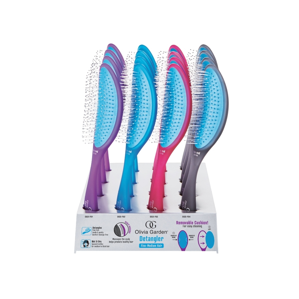 OLIVIA GARDEN OG BROSSES DEMELANTE EPAIS ENS DE 16