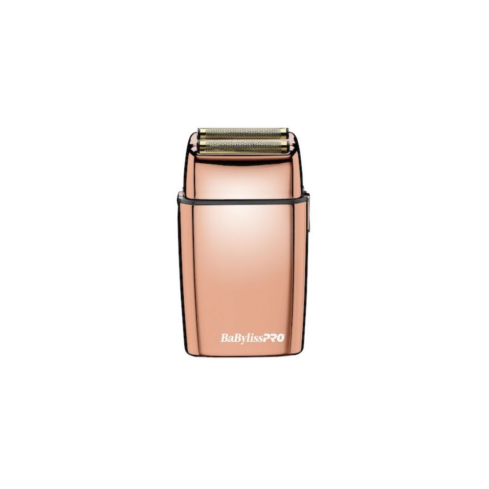 BABYLISSPRO ROSEGOLD METAL DOUBLE FOIL SHAVER