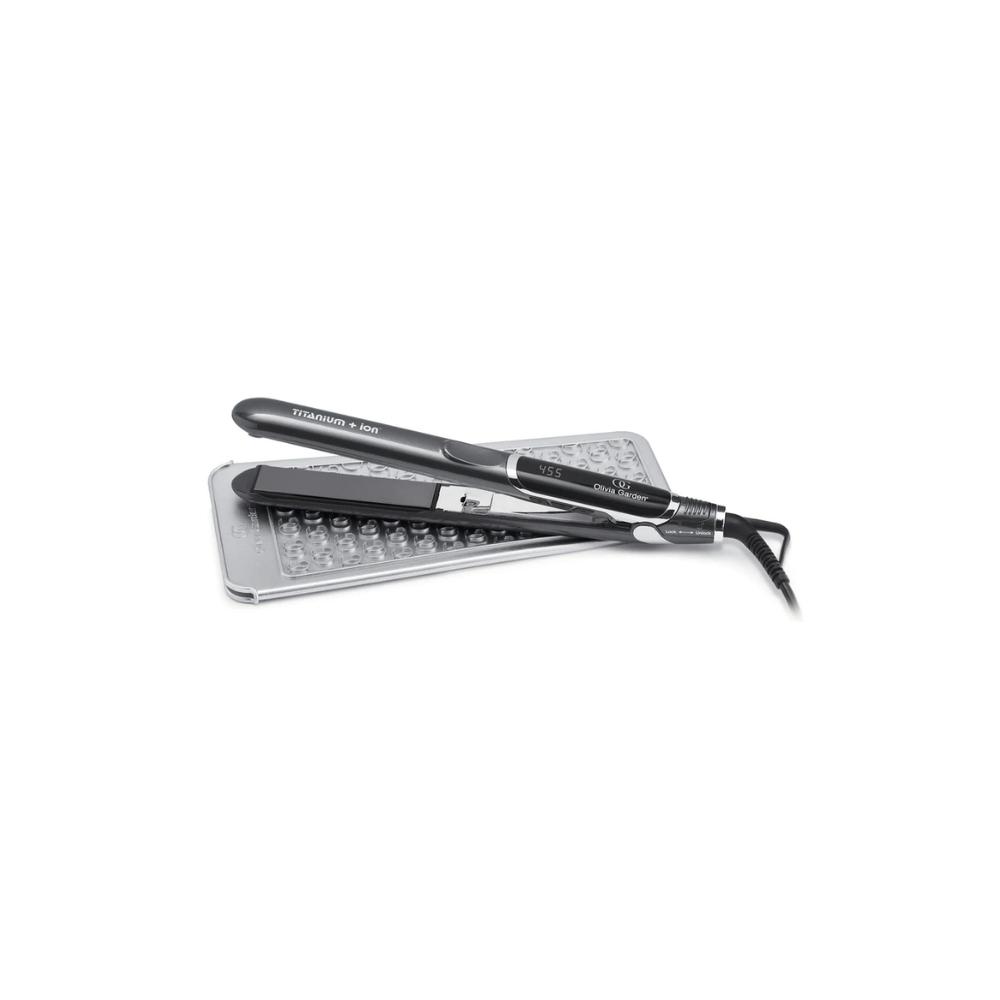 OLIVIA GARDEN TITANIUM ION FLAT IRON 1IN