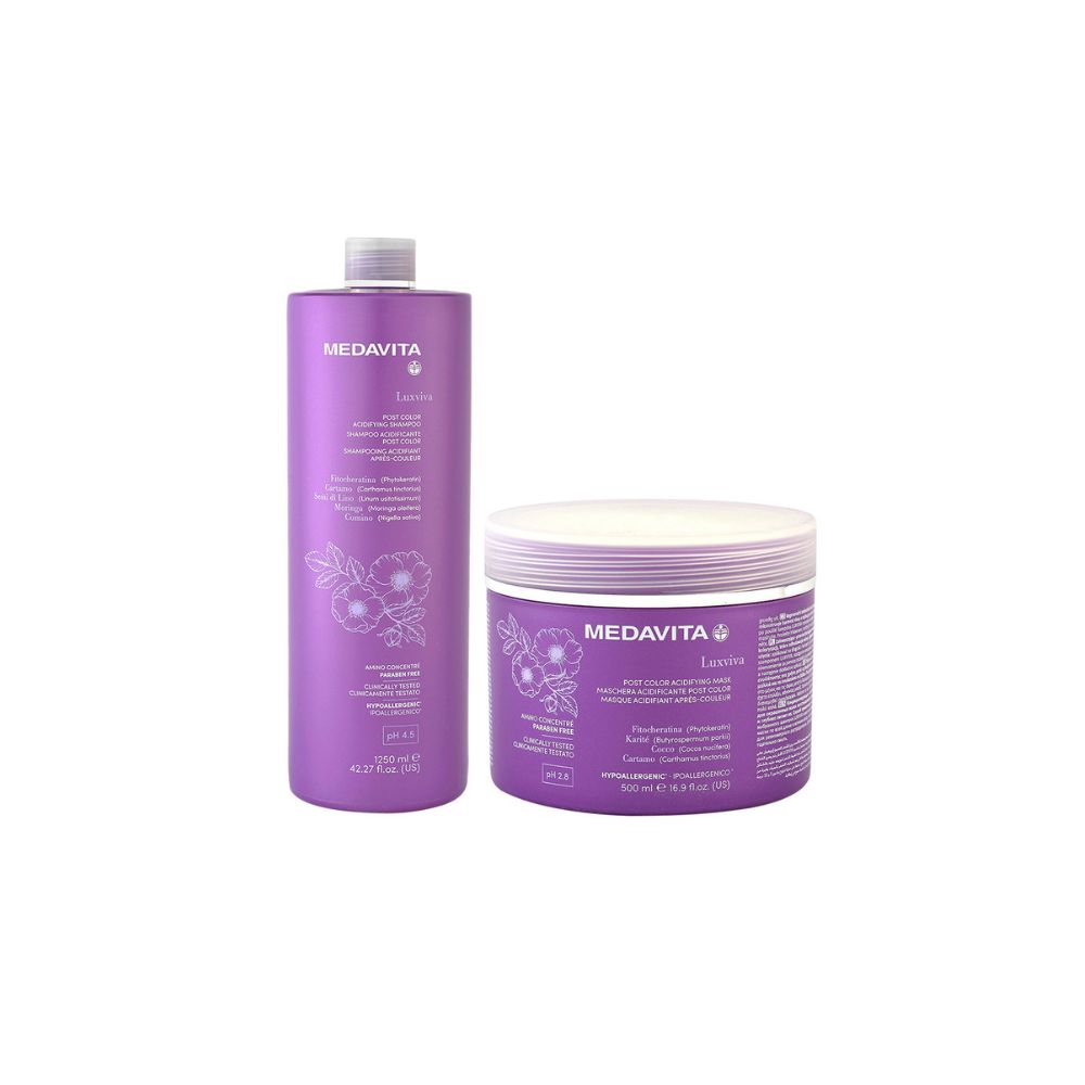 MEDAVITA LUXVIVA DUO SHAMP LITRE ET MASQUE 500ML