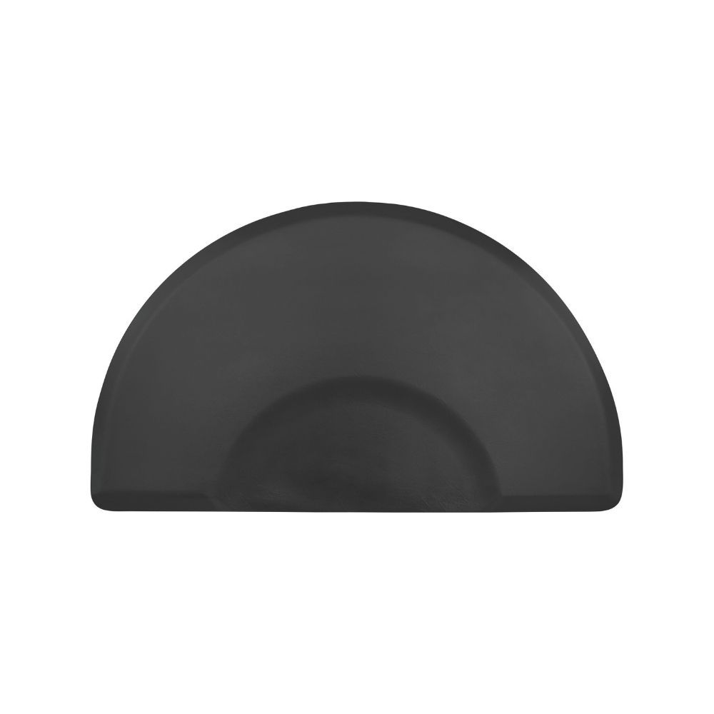 SMART STEP ELITE SEMI-ROUND MAT ROUND BLACK 3X5